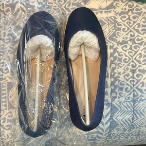 Elegant Navy Blue Women's Flats